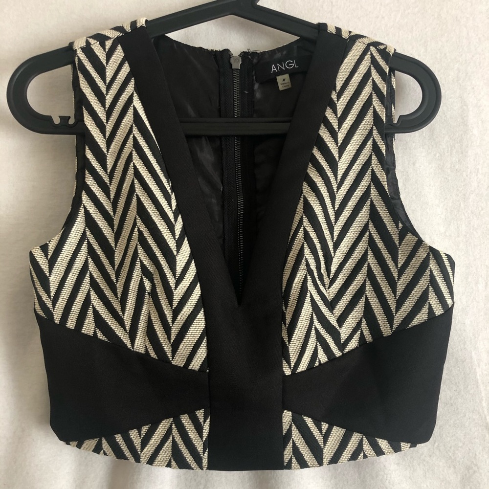 ANGL Cropped Vest